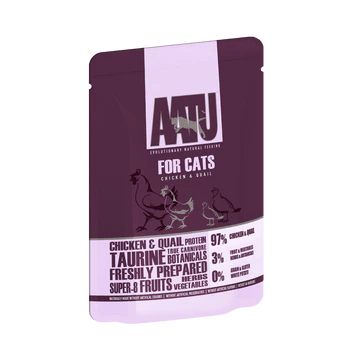 AATU Chicken & Quail Wet Cat Food 10pk