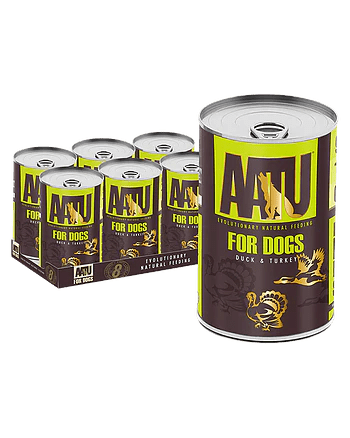 AATU Duck & Turkey Wet Dog Food 6pk