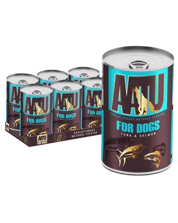 AATU Tuna & Salmon Wet Dog Food 6pk