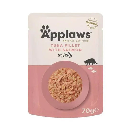 Applaws Tuna Wholemeat With Salmon In Jelly Pouch for Cats