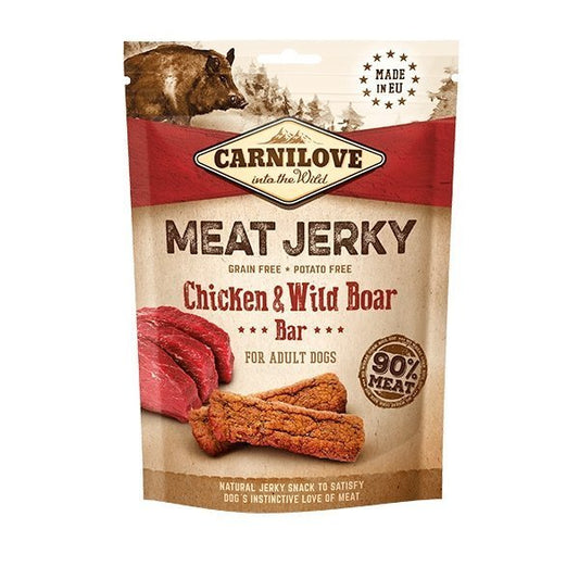 Carnilove Jerky Chicken & Wild Boar Treat Bar