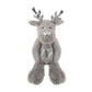 Cupid & Comet Festive Flattie (Low Stuffing) Reindeer Dog Toy