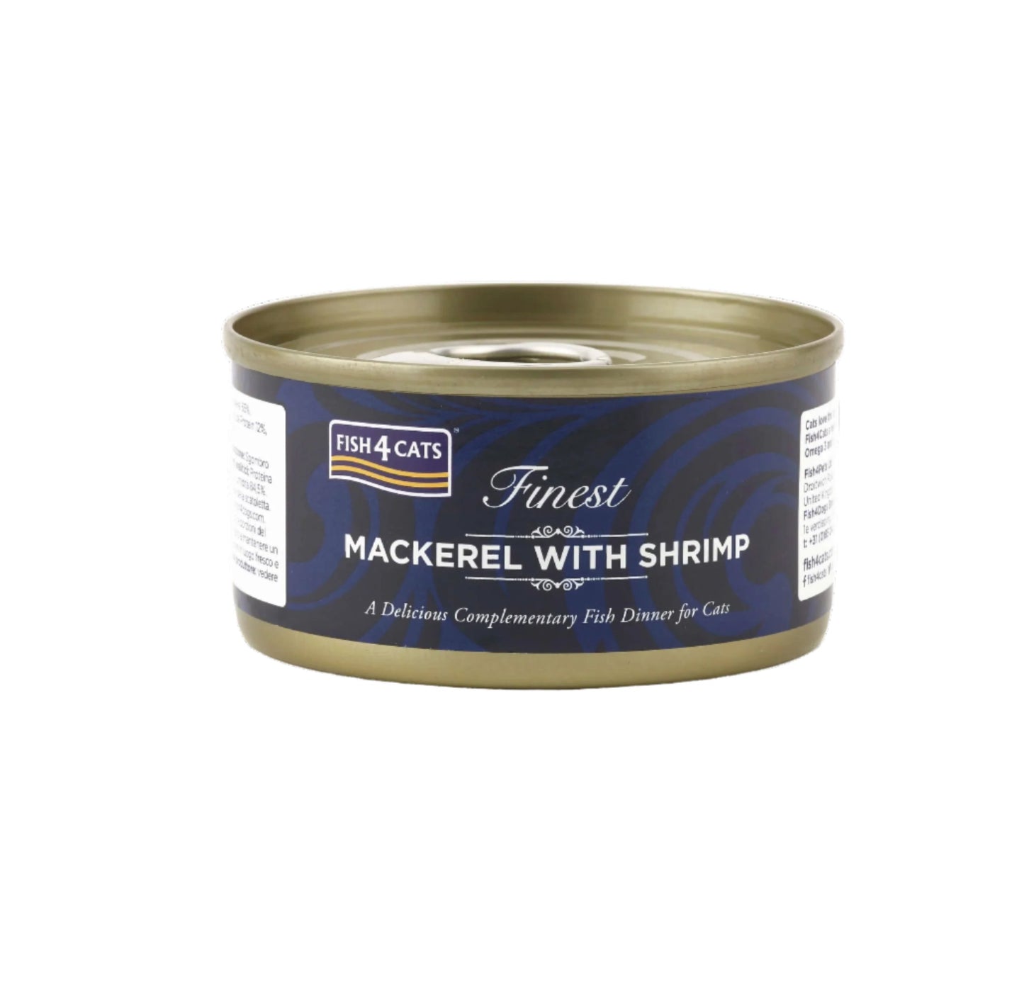 Fish4Cats Mackerel with Shrimp Wet Cat Food