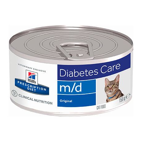 Hill's Prescription Diet M/D Diabetes/Weight Management Wet Cat Food can