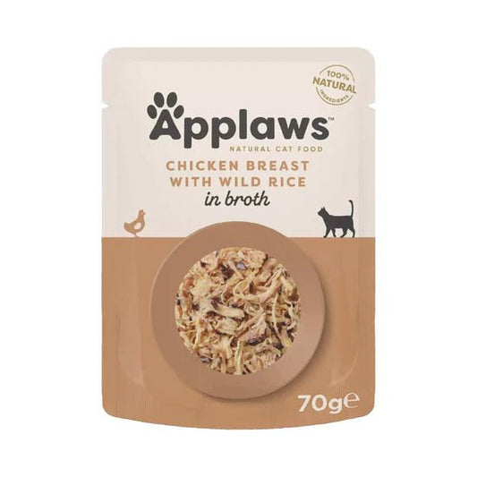 Applaws Chicken with Wild Rice Pouch for Cats