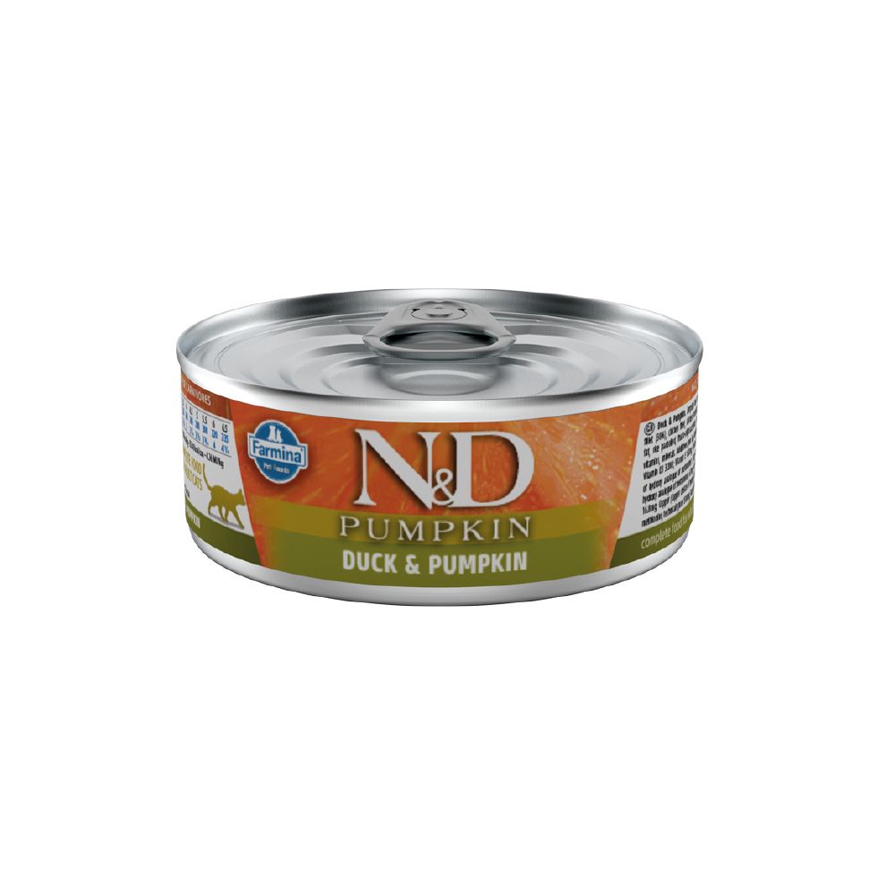 N&D Duck & Pumpkin Wet Cat Food x12