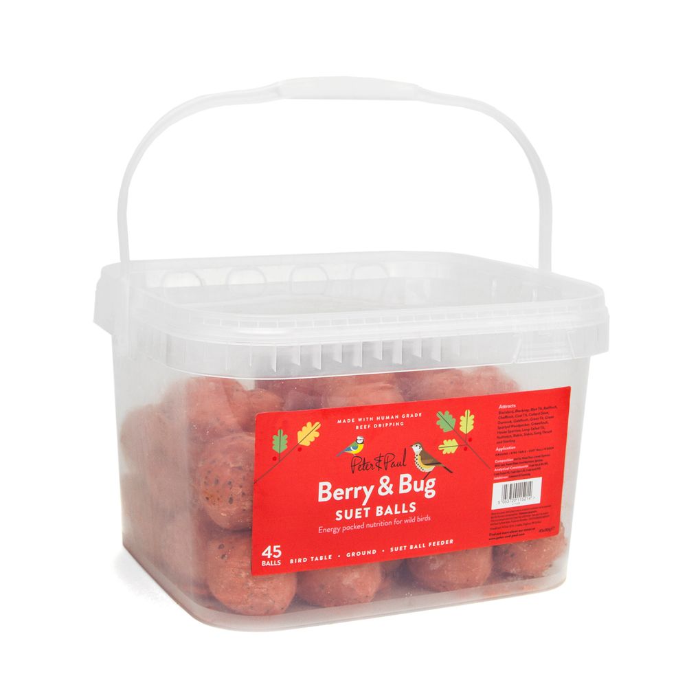 Peter&Paul Berry & Bug Suet Balls Bird Food