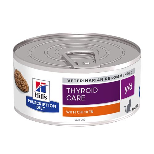 Hill's Prescription Diet Y/D Thyroid Cat Food Can 156g