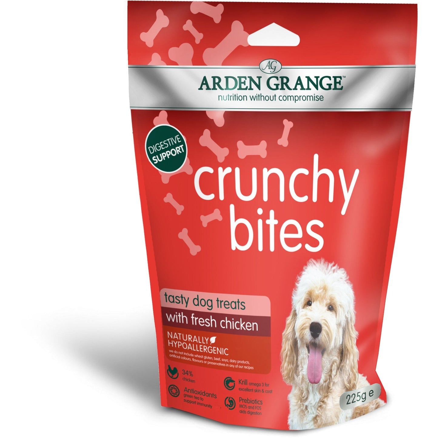 Arden Grange Crunchy Bites Chicken Dog Treats