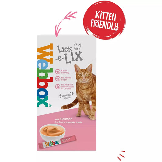 Webbox Lick-e-Lix Salmon Cat Treats