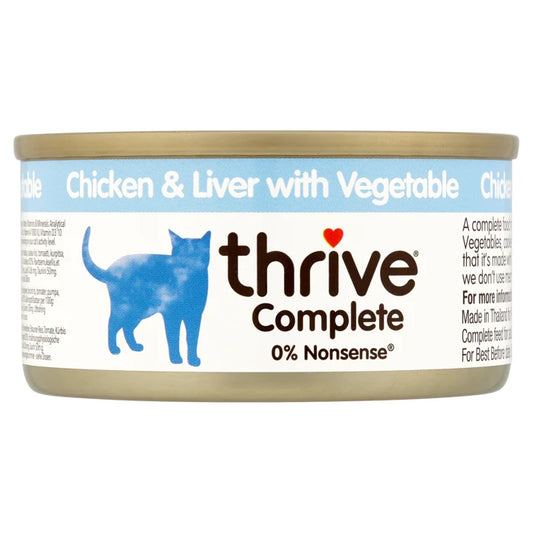 Thrive Chicken And Liver With Vegetables Complete Cat Food