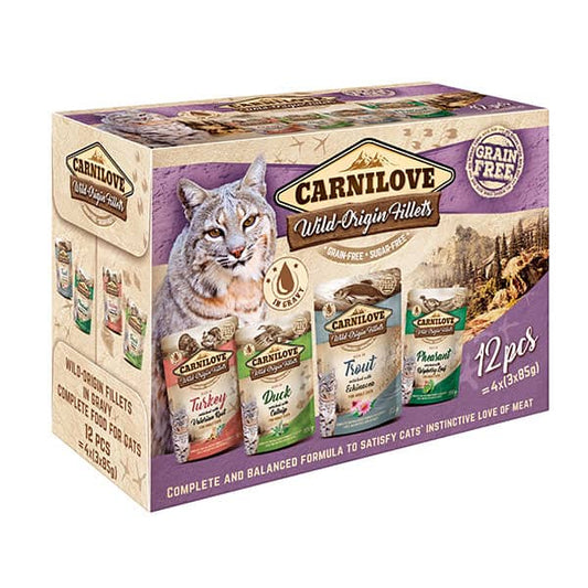 Carnilove Cat Pouch 12pk Multipack