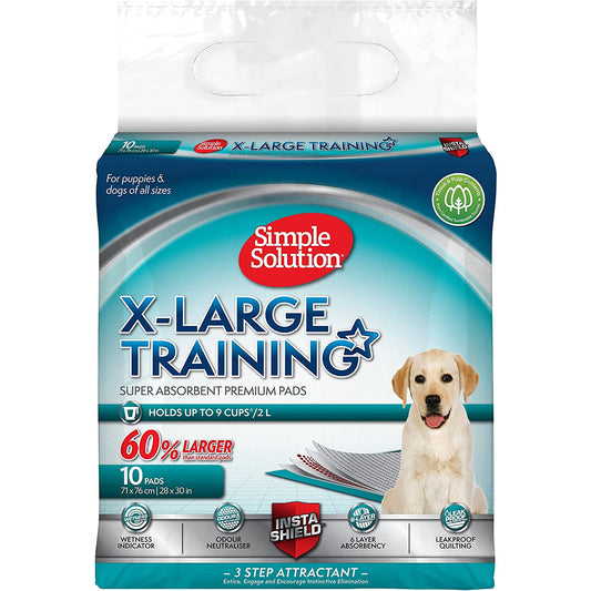 Simple Solution Extra Large Puppy Training Pads - 10Pk