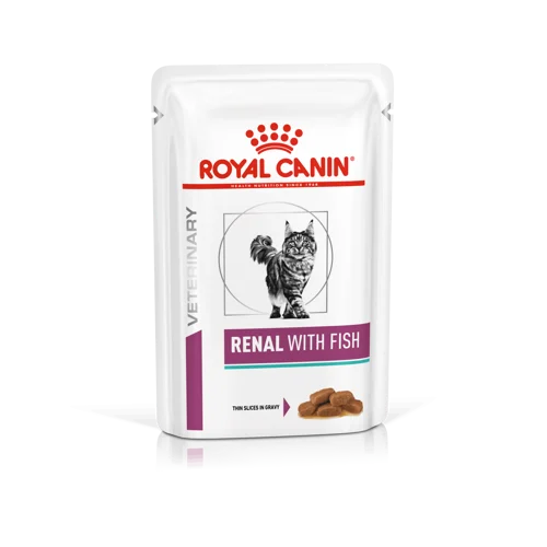 Royal Canin Renal With Fish Thin Slices In Gravy Cat Pouches