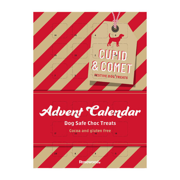 Cupid & Comet Dog Choc Advent Calendar